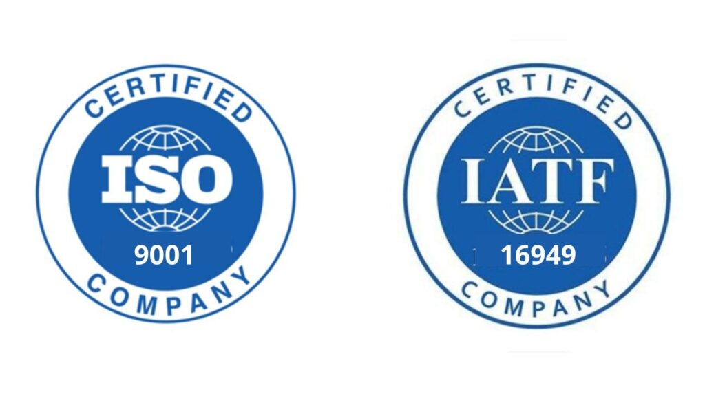 Products ISO 9001 and IATF 16949 certified manufacturing standards for heavy-duty truck parts